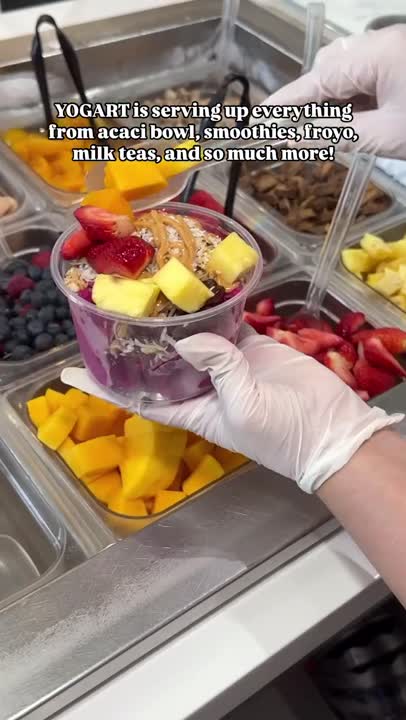 Fresh fruit at the YOGART topping bar, from our Instagram